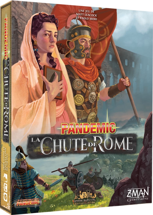 Pandemic La Chute de Rome, défendez l’Empire avec Z-Man Games et Edge Entertainment