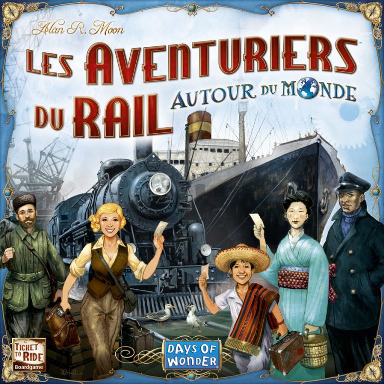 En route pour Les Aventuriers du Rail autour du Monde avec Days of Wonder