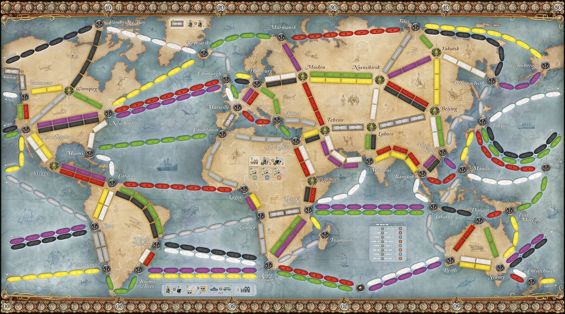 En route pour Les Aventuriers du Rail autour du Monde avec Days of Wonder