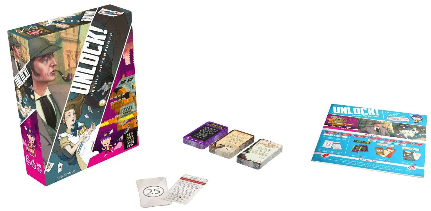 Unlock! Heroic Adventures, la 5ème boîte chez Space Cowboys