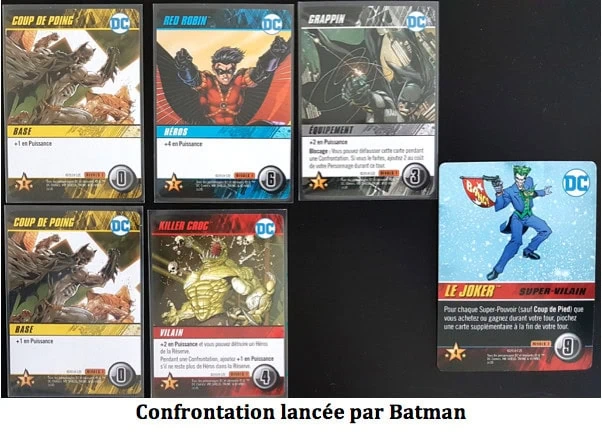Test de DC Comics Deck-building game RIVALS : Batman Vs le Joker, Le Face à Face chez Don’t Panic Games