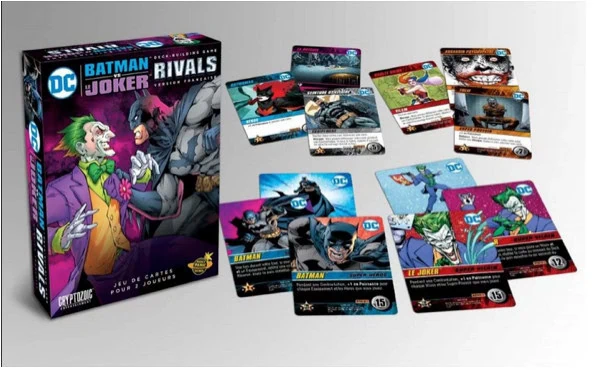 Test de DC Comics Deck-building game RIVALS : Batman Vs le Joker, Le Face à Face chez Don’t Panic Games