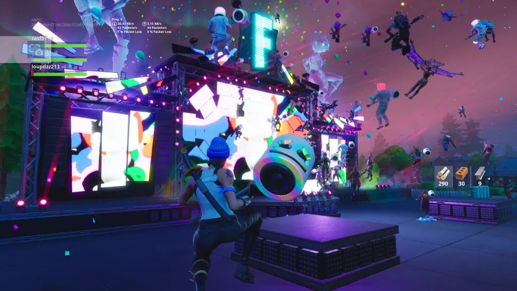 Fortnite avec Dj Marshmello