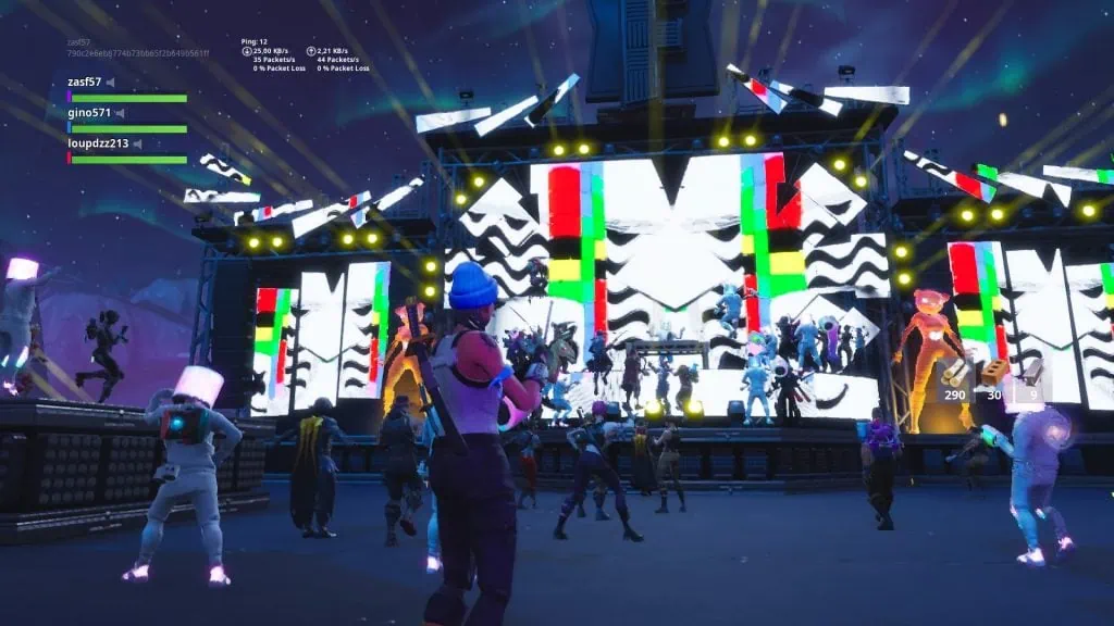 Fortnite avec Dj Marshmello