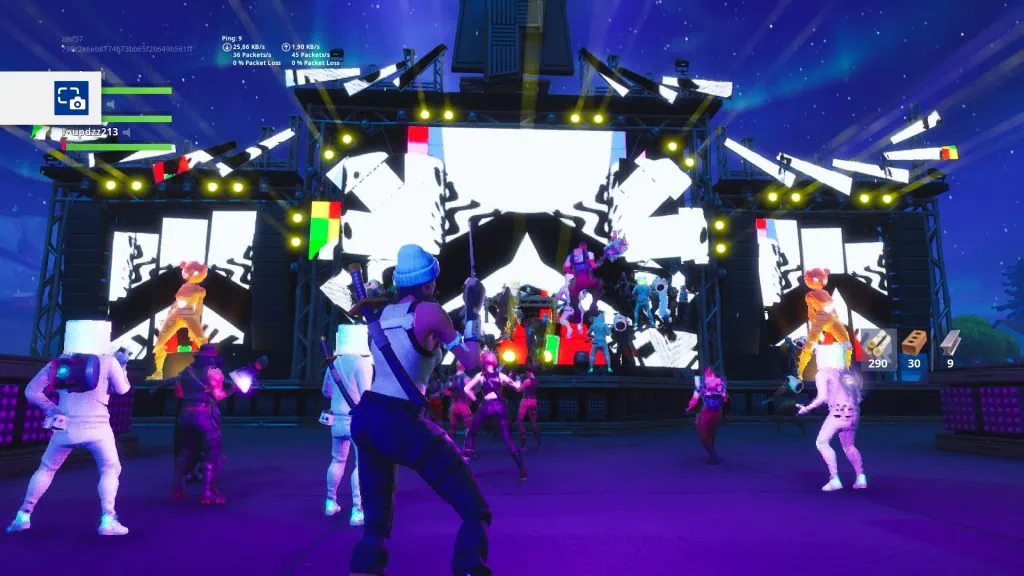 Fortnite avec Dj Marshmello