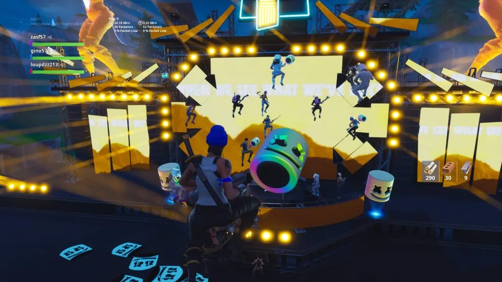 fortnite marshmello fly