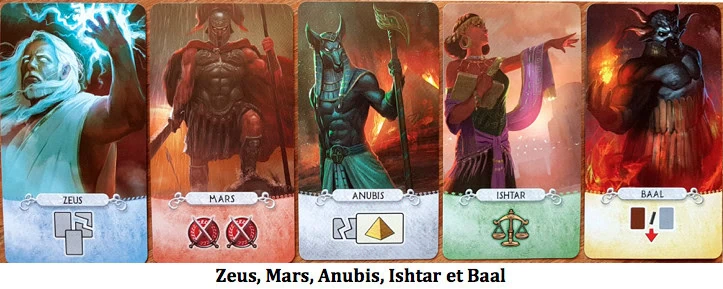 7 Wonders Duel : Panthéon, Les dieux sont avec vous chez Repos Production