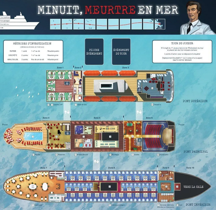 Minuit, l'heure du crime a sonné pour les croisières de Multifaces Editions