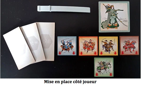 Gunkimono, rime avec bataille de dominos chez Renegade France et Origames.