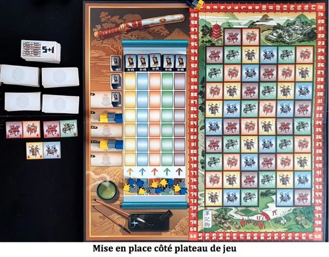Gunkimono, rime avec bataille de dominos chez Renegade France et Origames.