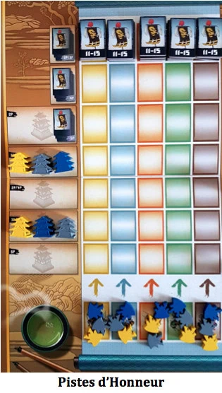Gunkimono, rime avec bataille de dominos chez Renegade France et Origames.