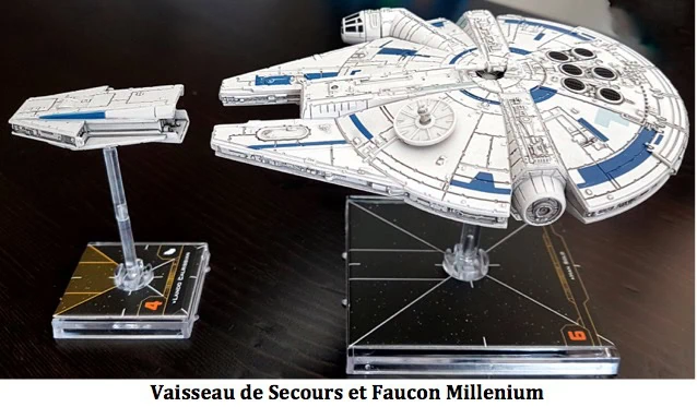 Star Wars X-Wing, le Faucon Millenium de Lando chez Fantasy Flight Games
