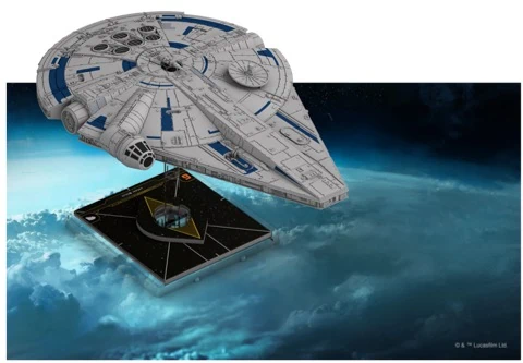 Star Wars X-Wing, le Faucon Millenium de Lando chez Fantasy Flight Games