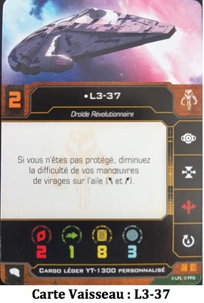 X-wing le Faucon Millenium de Lando