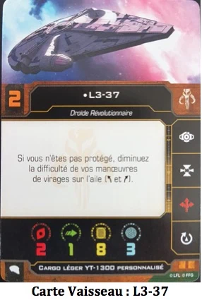 Star Wars X-Wing, le Faucon Millenium de Lando chez Fantasy Flight Games