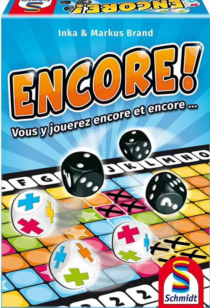 Vous aimez les dés ? Schmidt Spiele aussi avec Encore !