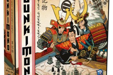 Gunkimono, rime avec bataille de dominos chez Renegade France et Origames.