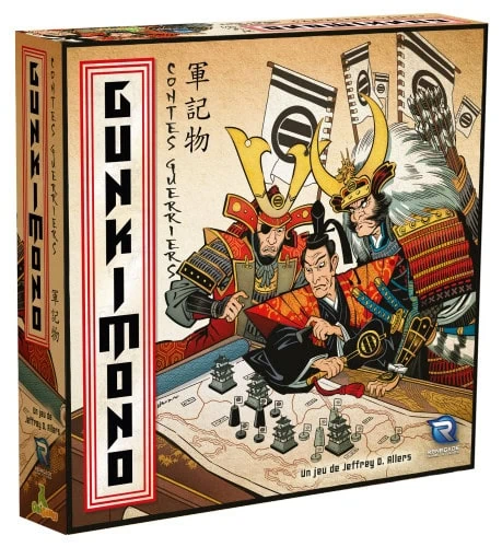 Gunkimono, rime avec bataille de dominos chez Renegade France et Origames.