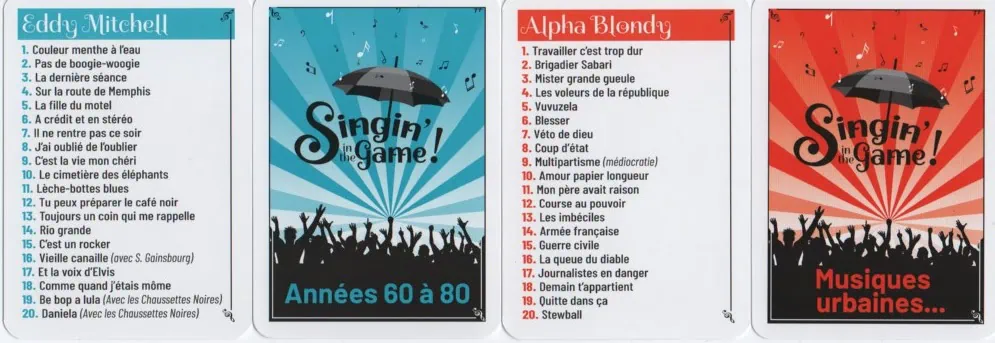 Retrouvez les chansons de Singin in the Game