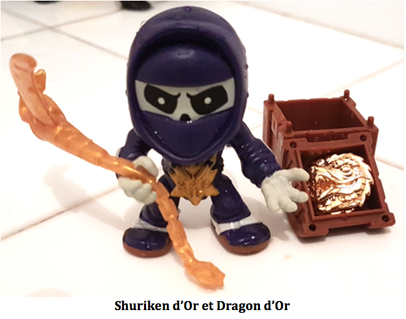 Découverte du trésor shuriken d’Or de la Brigade des Lames avec dragon d’Or