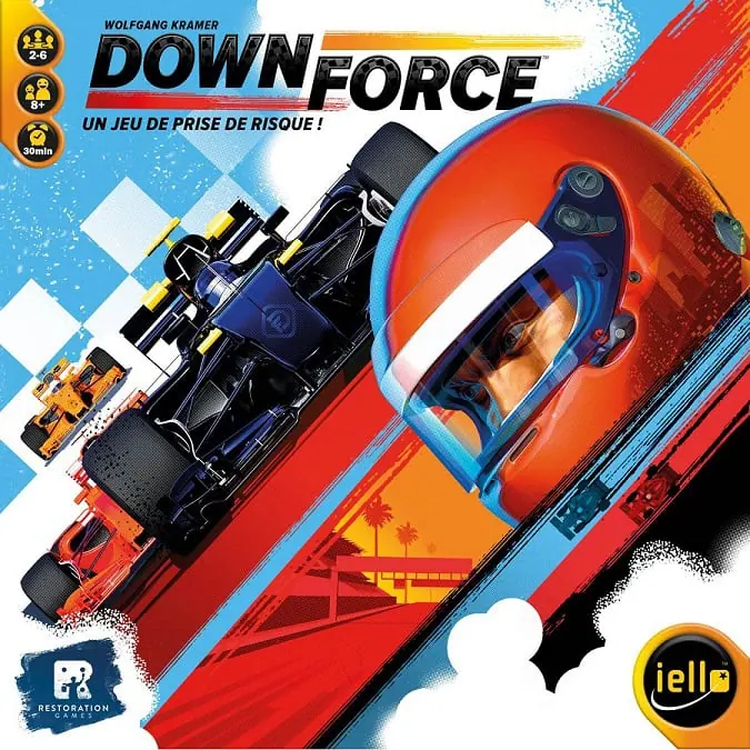 Faites vos courses avec Downforce chez Iello