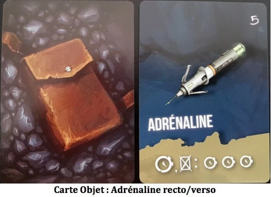 Sub Terra : Investigation carte adrenaline
