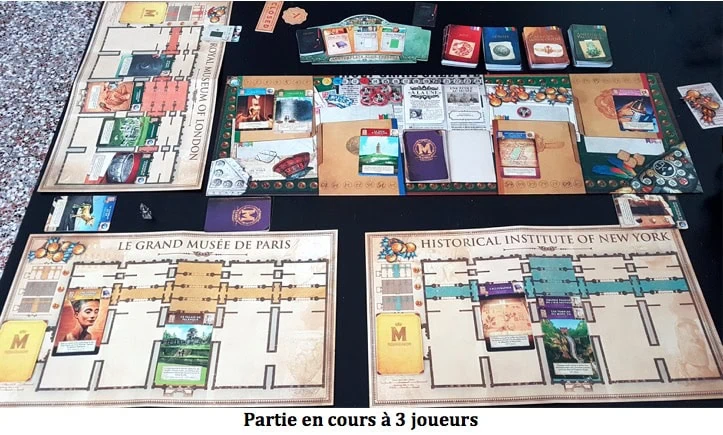 Test de Museum, remplissez votre musée chez Holy Grail Games