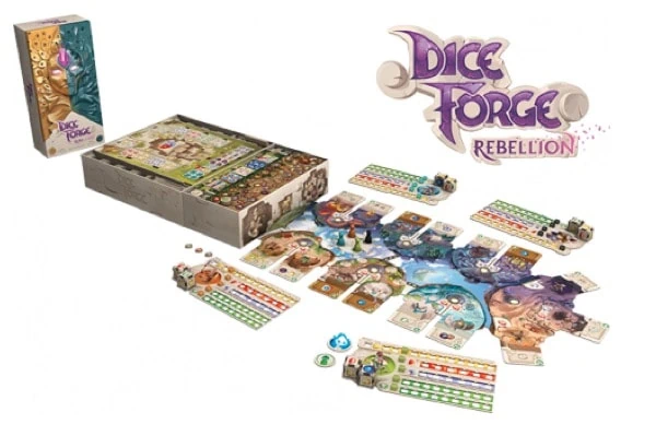 Test de Dice Forge Rebellion, Déesse et Titans chez Libellud