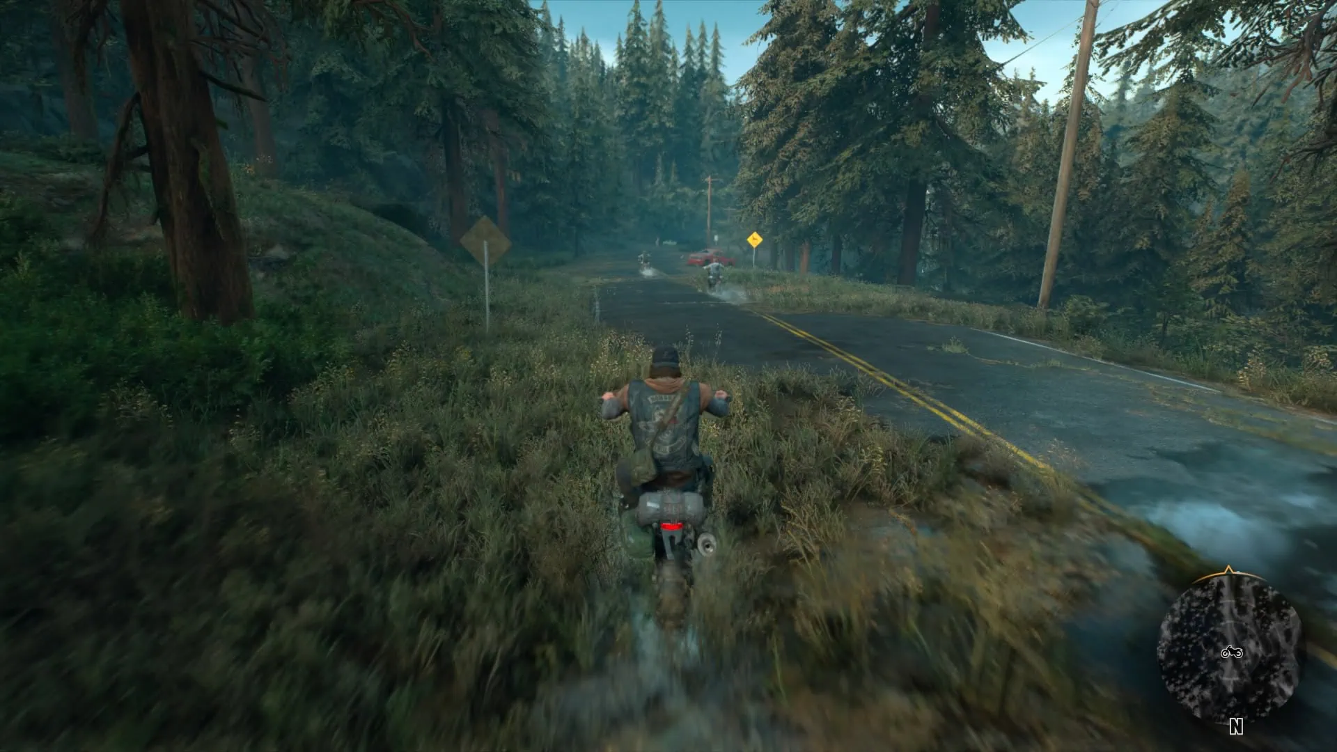Days Gone course à moto
