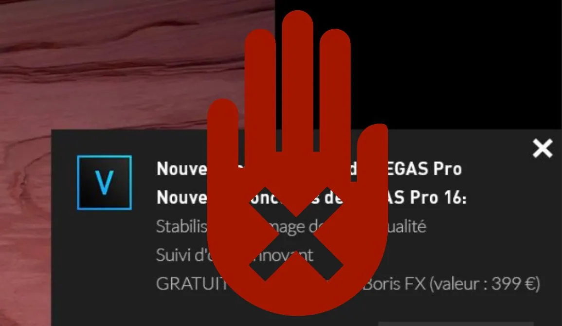 Supprimer la pub de Magix