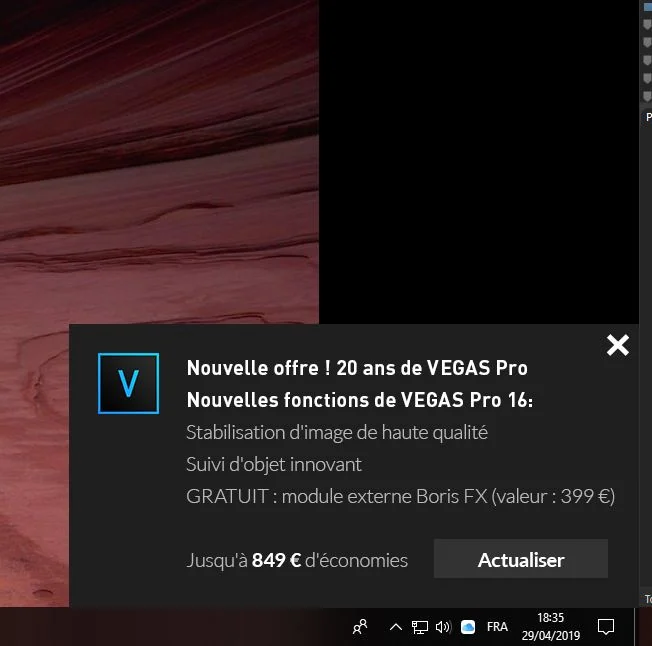 Comment enlever pub Magix