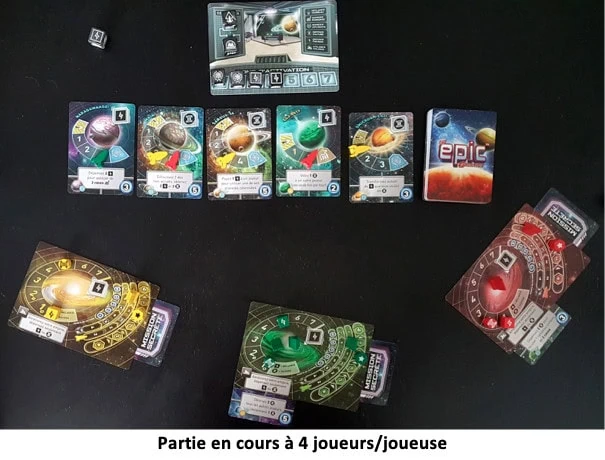 Test de Tiny Epic Galaxies de Scott Almes chez Pixie Games