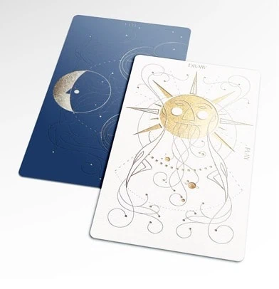 Test de Moonsun, un casse-tête de cartes pour 2 chez Elemon Games