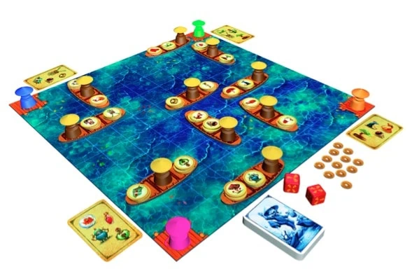 Test de Dragon Market de Marco Teubner, petite sortie au marché flottant avec Blue Orange