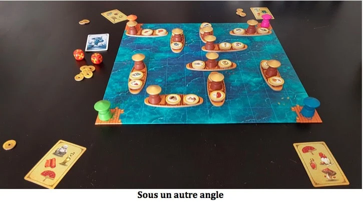 Test de Dragon Market de Marco Teubner, petite sortie au marché flottant avec Blue Orange
