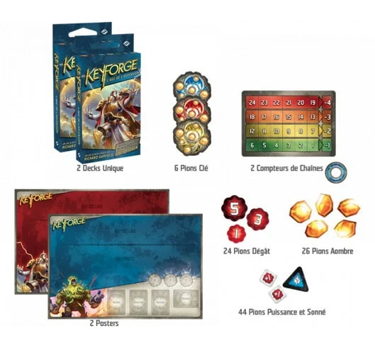 Test de KeyForge l’Age de l’Ascension chez Fantasy Flight Games