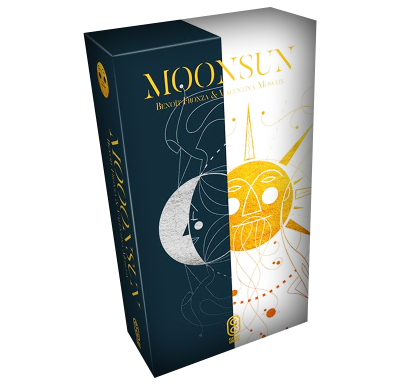 Test de Moonsun, un casse-tête de cartes pour 2 chez Elemon Games