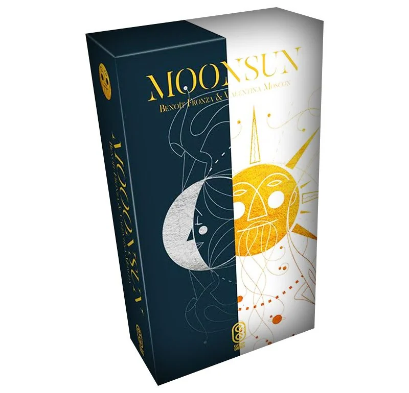 Test de Moonsun, un casse-tête de cartes pour 2 chez Elemon Games