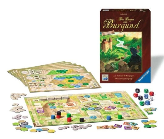 Test Les Châteaux de Bourgogne de Stefan Feld chez Ravensburger