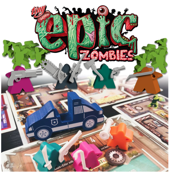 Test de Tiny Epic Zombies de Scott Almes chez Pixie Games