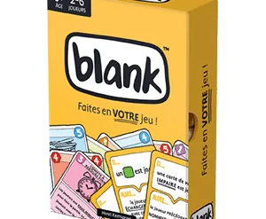 Blank jeu de cartes
