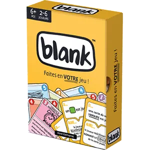 Blank jeu de cartes