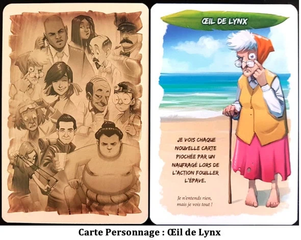 Test de Galèrapagos : Tribu et Personnages de Laurence et Philippe Gamelin chez Gigamic