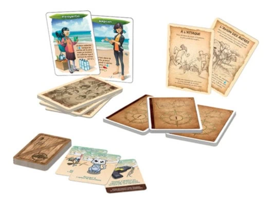 Test de Galèrapagos : Tribu et Personnages de Laurence et Philippe Gamelin chez Gigamic