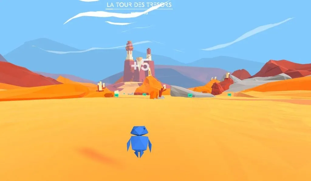 Ecran du jeu interland la tour des trésors