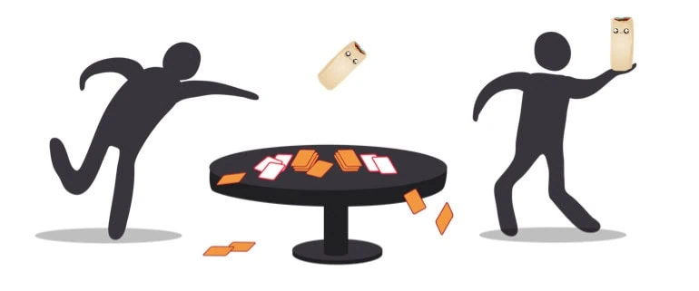 Test de Throw Throw Burrito de Brian Spence chez Exploding Kittens