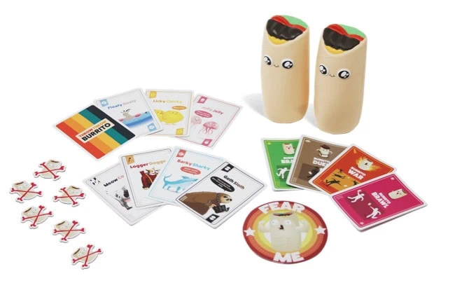Test de Throw Throw Burrito de Brian Spence chez Exploding Kittens