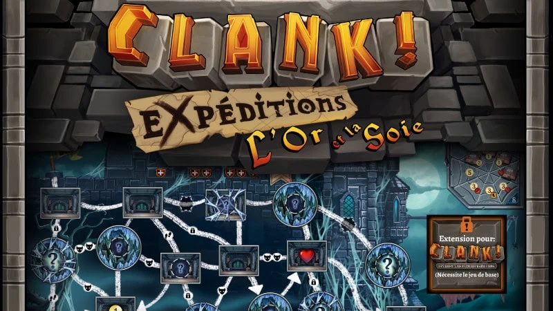 Test de Clank! Expéditions, entrez dans le donjon et affrontez la Mine ou la Reine des Araignées avec Clank!