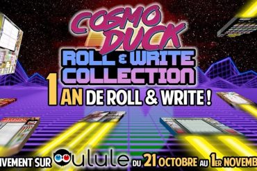 Test de Cosmo Duck Roll & Write Collection de Phil Vizcarro chez Cosmo Duck