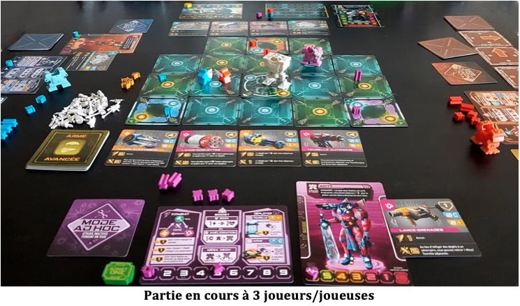 Test de Tiny Epic Mechs de Scott Almes chez Gamelyn Games et Pixie Games